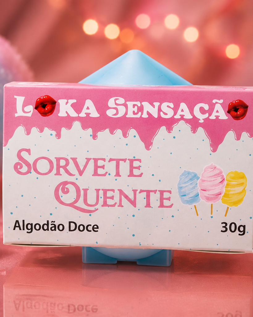 Sorvete Quente Algodão Doce 30g – Loka Sensação
