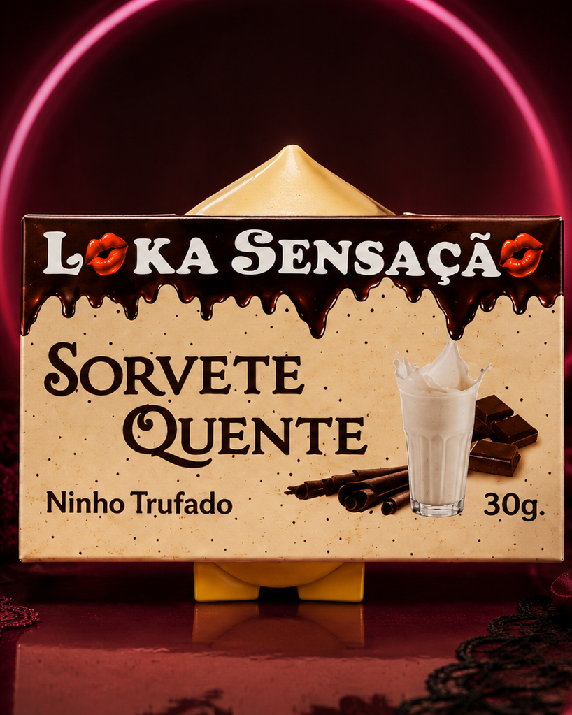 Sorvete Quente Ninho Trufado 30g – Loka Sensação