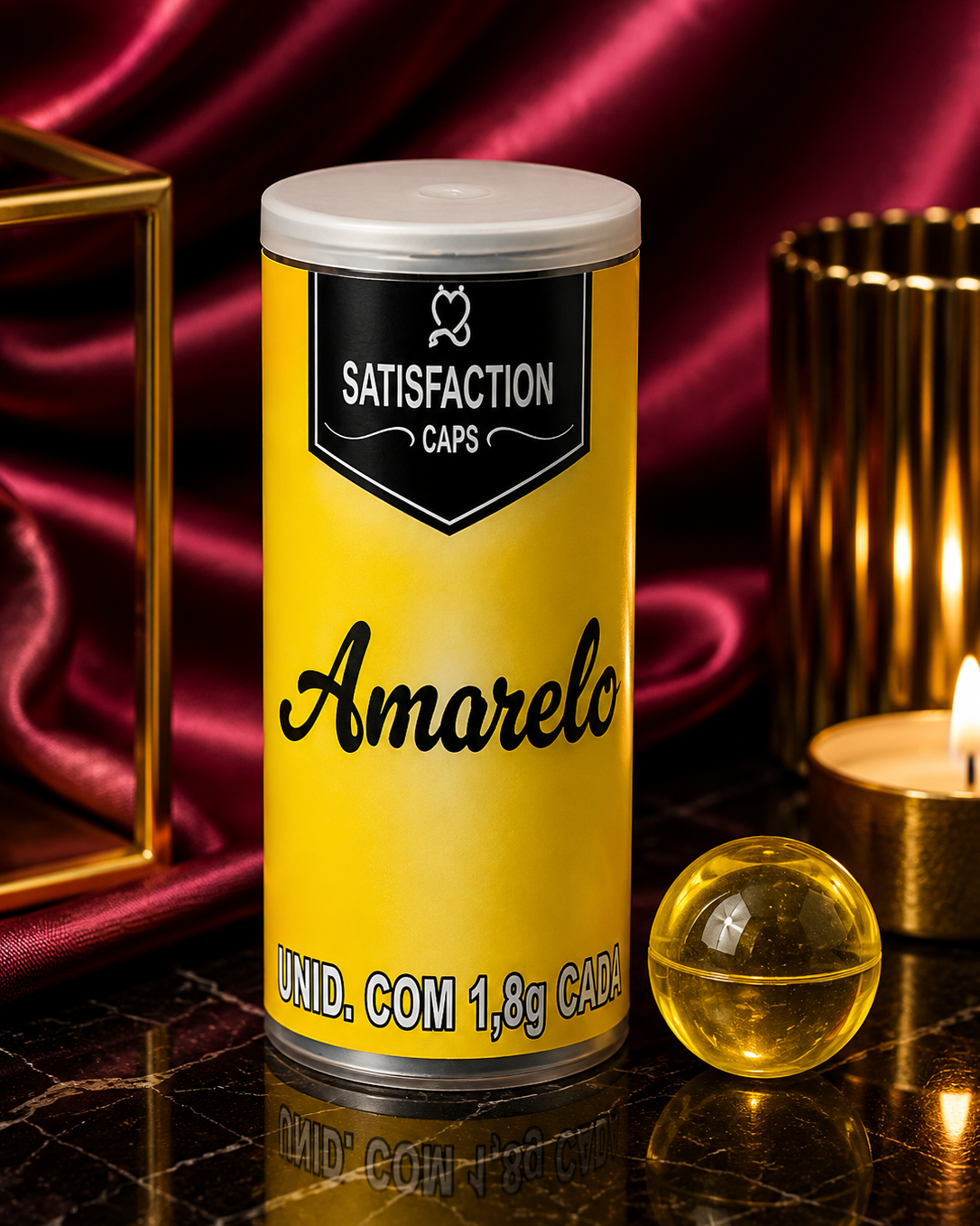 Bolinhas Aromáticas com Óleo Corporal – Amarelo