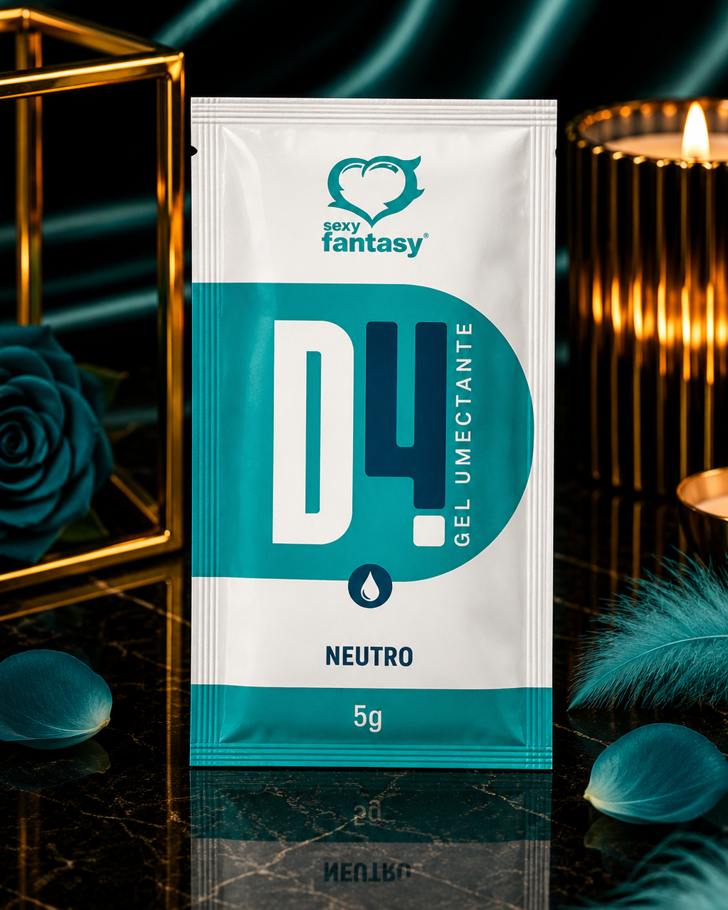 D4 Neutro Gel Umectante à Base de Água 5g – Sexy Fantasy