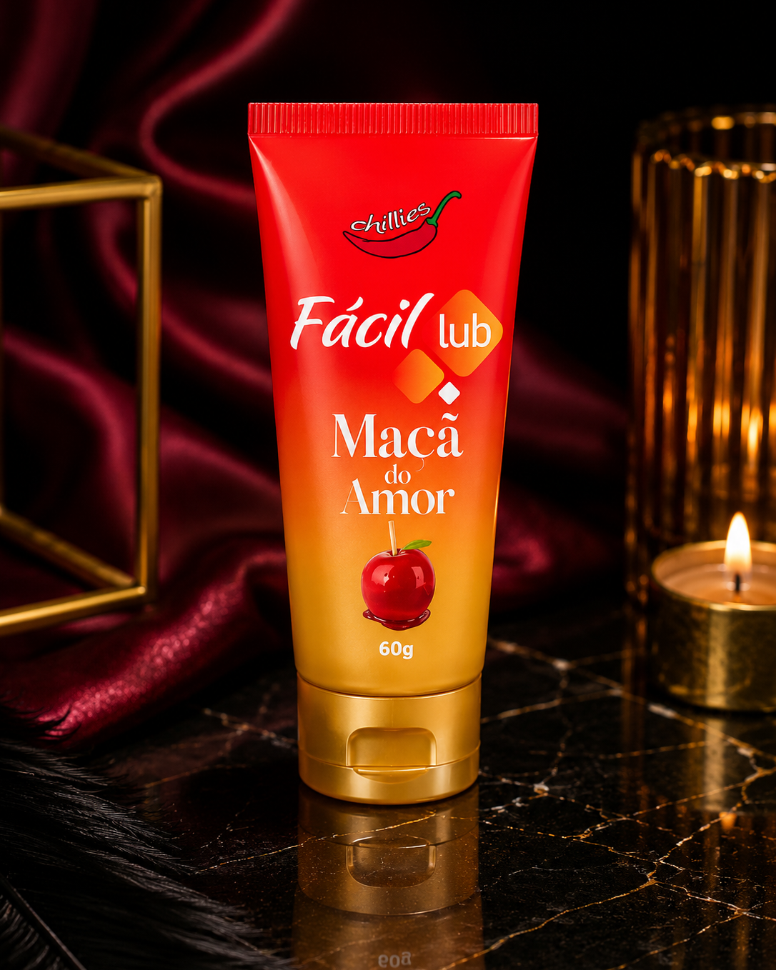 Fácil Lub Maçã do Amor – Gel Lubrificante Íntimo 60g